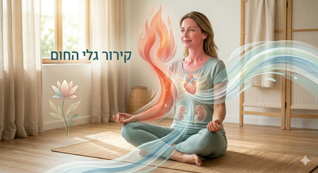 דיקור סיני לטיפול בגלי חום ואיזון הורמונלי